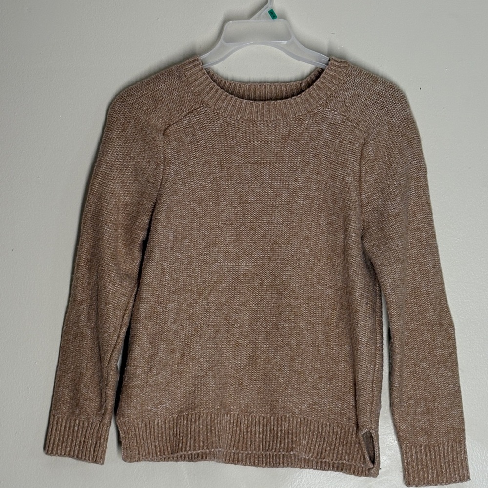 Banana Republic Textured Knit Sweater in Tan